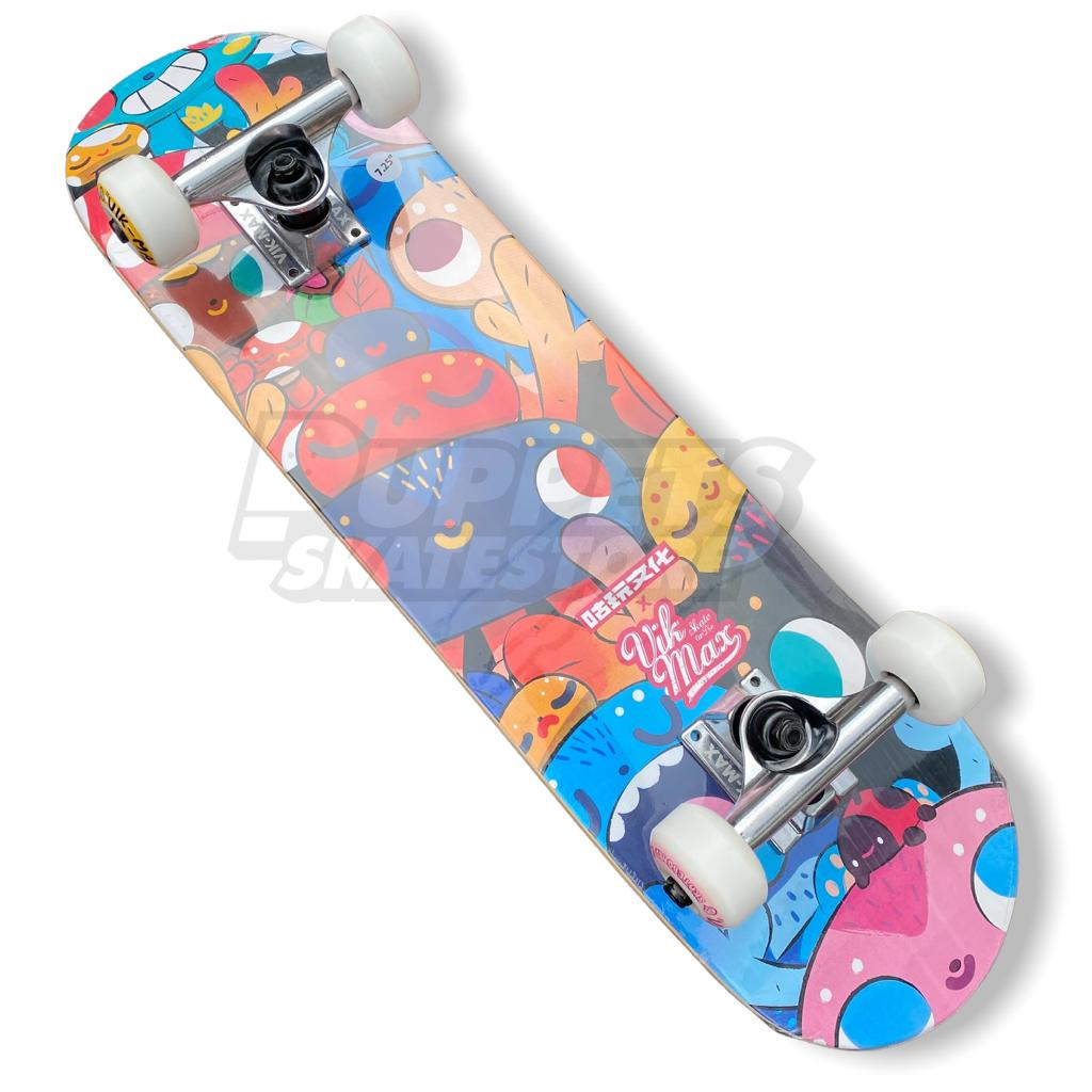 Skateboard anak pemula beginners size kecil 7.25 VIKMAX