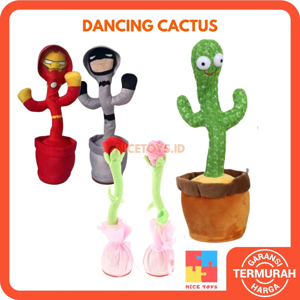 (DEFFECT) Boneka Deffect Murah Dancing Cactus Deffect Dancing Fish Deffect Dog Walking Doll Deffect Cilukba Elephant Deffect Talking Parrot Deffect Walking Llama Doll Deffect Boneka Anjing Cactus Gajah Ikan Llama Parrot Deffect