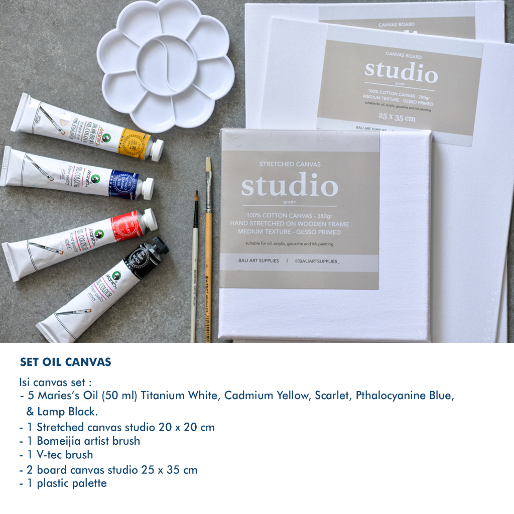 Bali Artemedia Canvas Set (Acrylic / Oil)