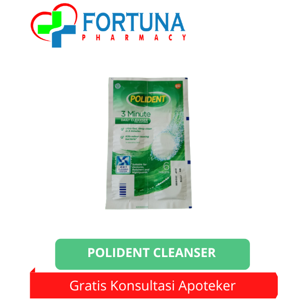 Polident Cleanser 6 TABLET