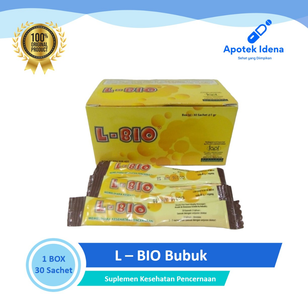 L-BIO L BIO ELBIO LBIO OBAT DIARE BAYI DAN ANAK BOX ISI 30 SACHET Pencernaan