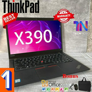 laptop murah Lenovo thinkpad X390 Core i5 8gb RAM 256gb SSD Peningkatan baru laptop Second Berkualitas/Laptop Bergaransi Selama 1 Bulan IPS， US Keyboard，backlight