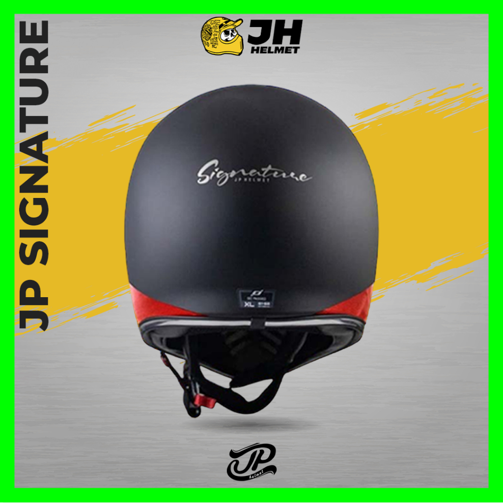 Helm Cakil JP Signature SG02 Black Doff | Helm JPX Retro Full Face | JUAL HELM