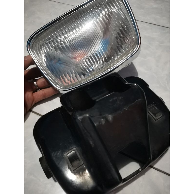 LAMPU DEPAN REFLEKTOR YAMAHA RX KING ORI COPOTAN