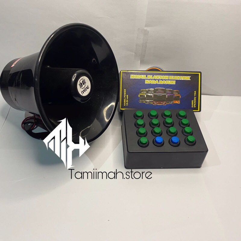 TKT. Tamiimah.KLAKSON TELOLET NADA BASURI ELEKTRIK TOA 12 V 24 V TELOLET BASURI ELECTRIK UNIVERSAL