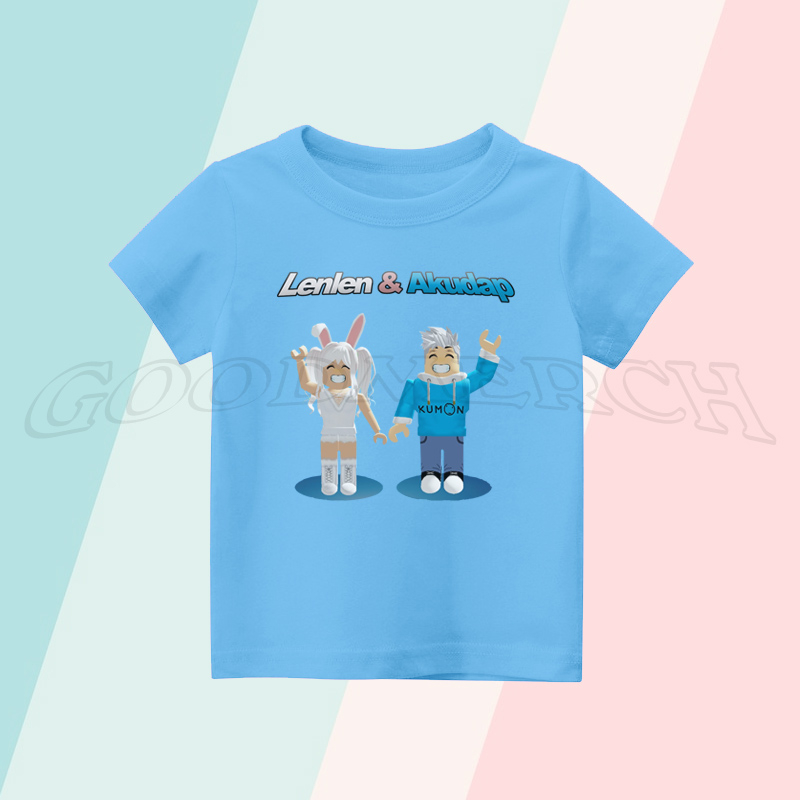 BAJU ANAK KAOS ANAK AKUDAP DAN LENLEN YOUTUBER