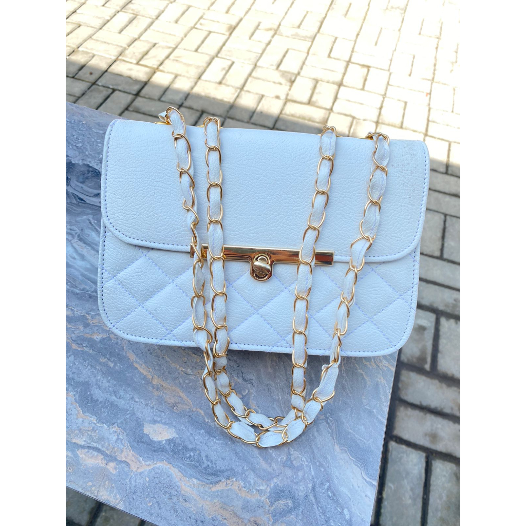 Angel tas selempang wanita kodangan rantai kombinasi Slingbag Irvanbagshop