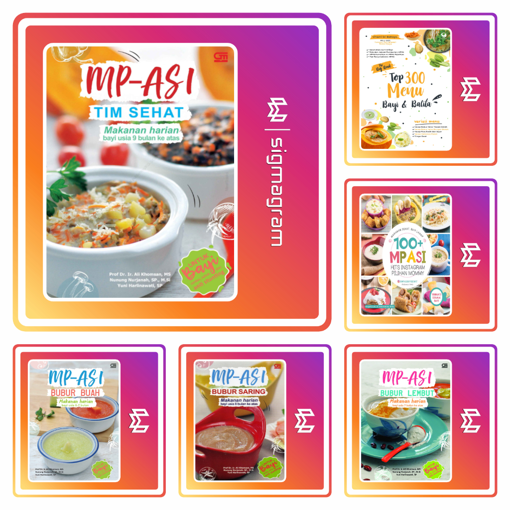 

Menu Bayi dan Balita MP-ASI Tim Sehat, Bubur Buah, Bubur Saring, Bubur Lembut