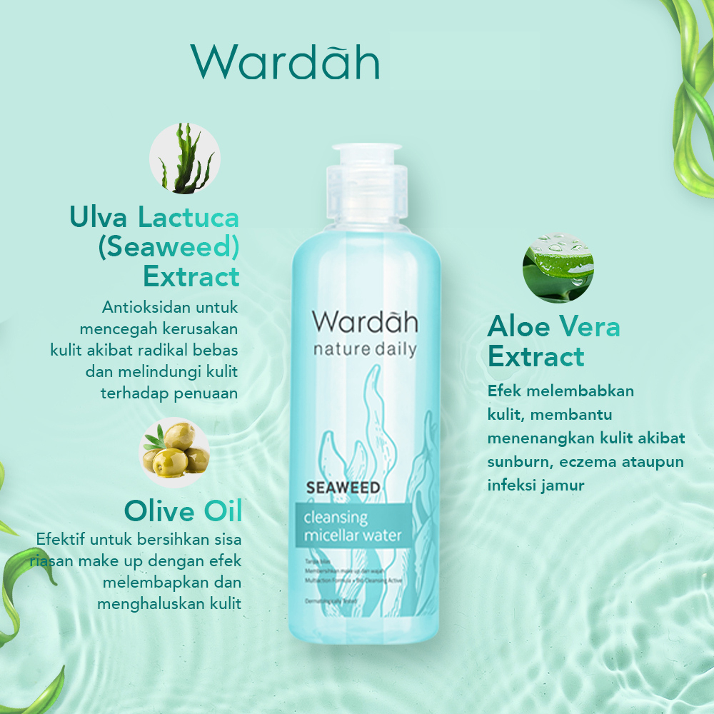 Wardah Nature Daily Seaweed Cleansing Micellar Water