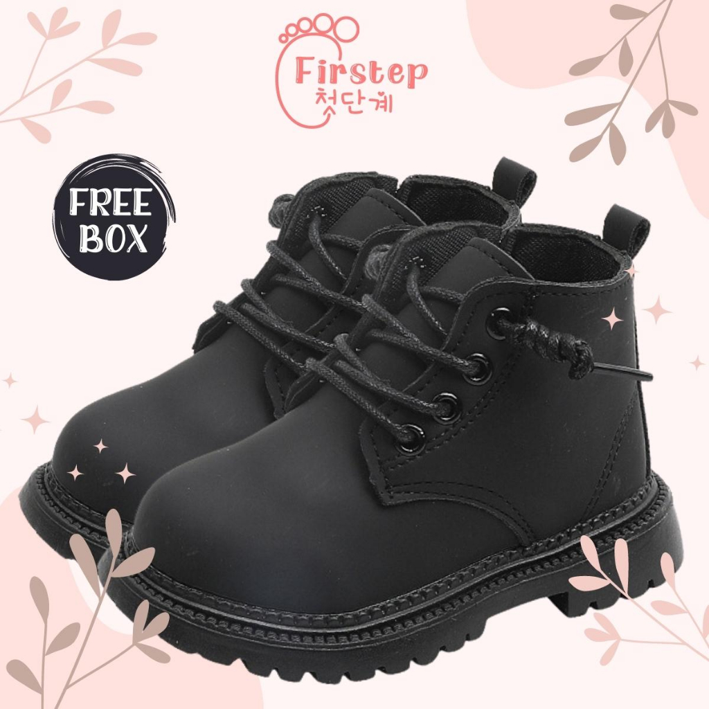 Firstep ❤️ Sepatu Boots Anak Import Sepatu Anak Perempuan &amp; Laki Laki Import Sport 1-7 Tahun FS121