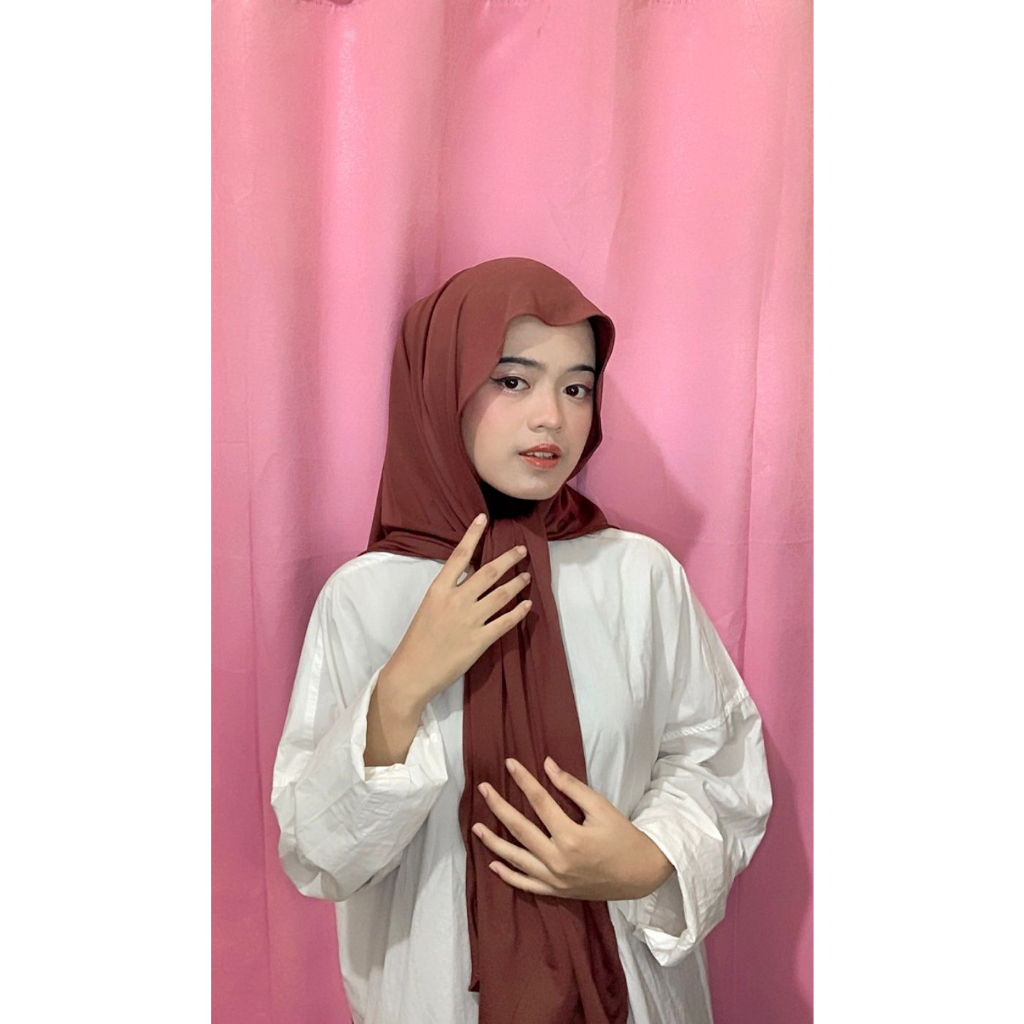 PASHMINA OVAL POLOS JERSEY PERMIUM//HIJAB PASHMINA OVAL KAOS JERSEY