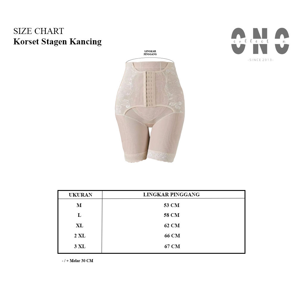 Korset Stagen Kancing / Korset Celana High Waist