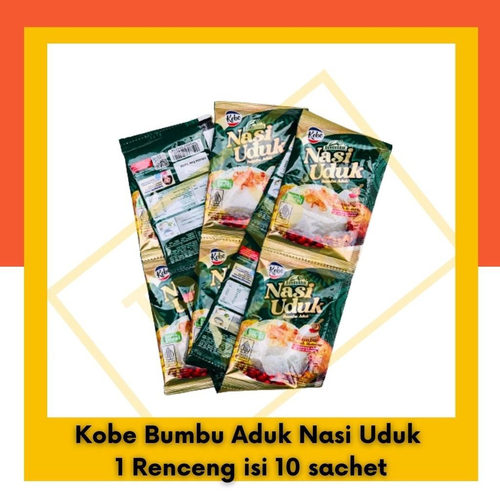 Kobe Bumbu Aduk Nasi Uduk 1 Renceng isi 10 sachet