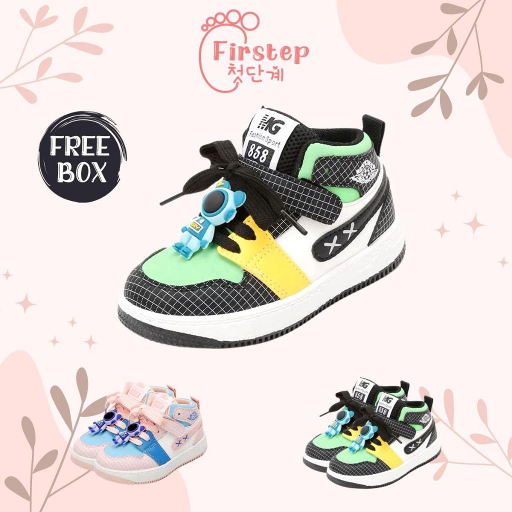 Sepatu Anak Perempuan Dan Laki Laki Import Sneaker Anak Usia 1-5 Tahun  FS153