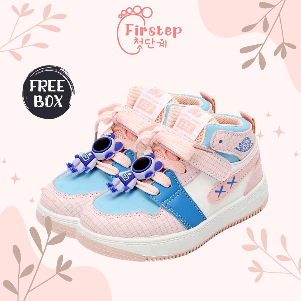 Sepatu Anak Perempuan Dan Laki Laki Import Sneaker Anak Usia 1-5 Tahun  FS153