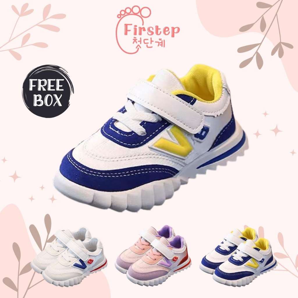 Sepatu Anak Perempuan Dan Laki Laki Import Sneaker Anak Usia 1-5 Tahun FS160