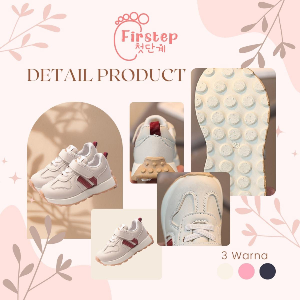 Firstep ❤️ Sepatu Anak Perempuan Sneakers Anak Sepatu Anak Laki Laki Import Premium Quality FS163