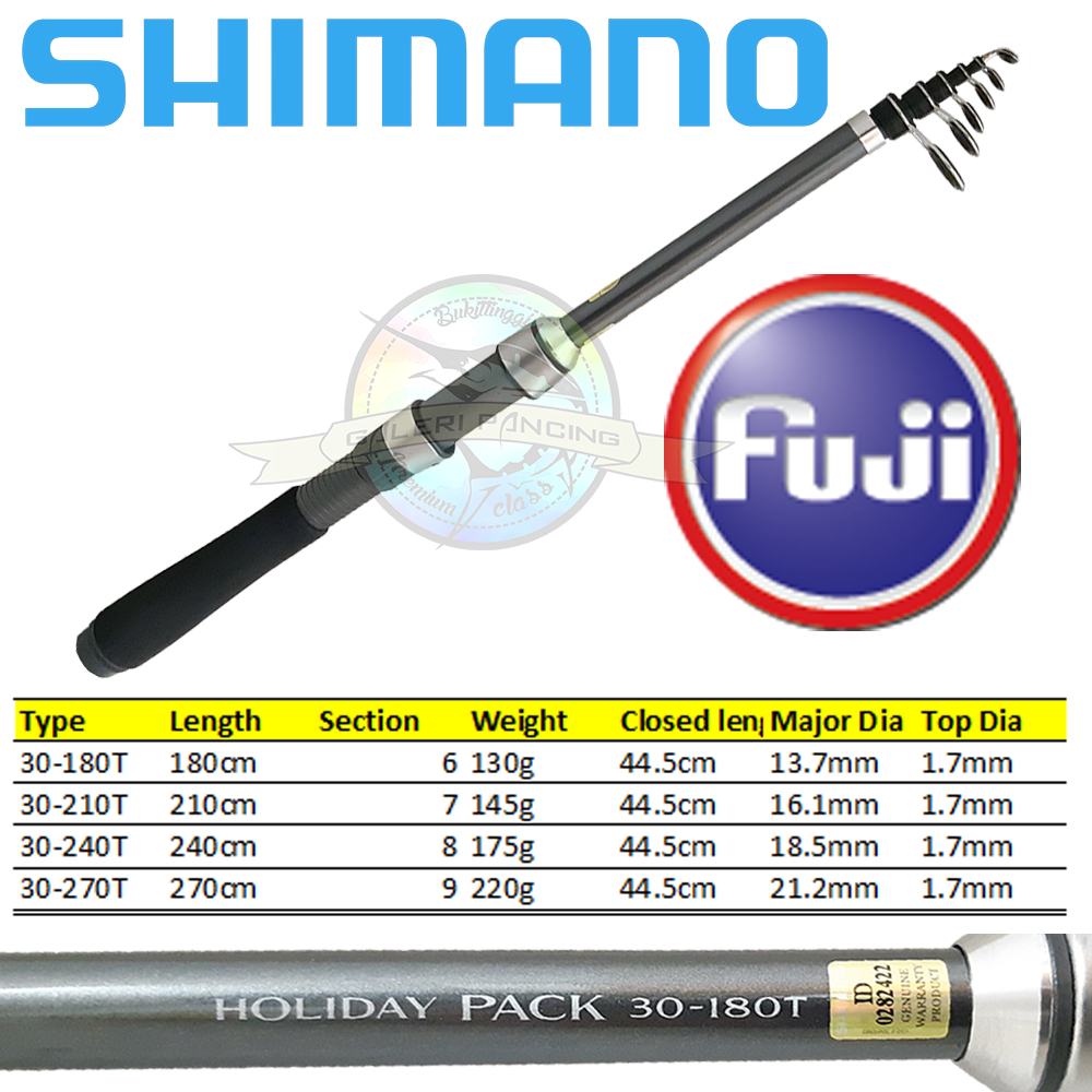 JORAN ANTENA SHIMANO HOLIDAY PACK 30-180T 30-210T 30-240T 30-270T