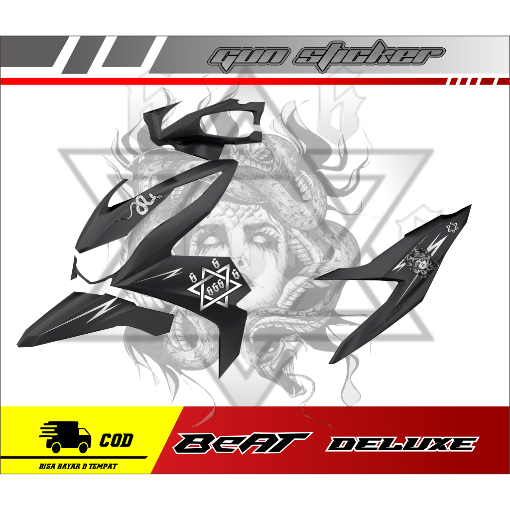 STRIPING TRANSPARAN MEDUSA BEAT DELUXE BEAT STREAT NEW