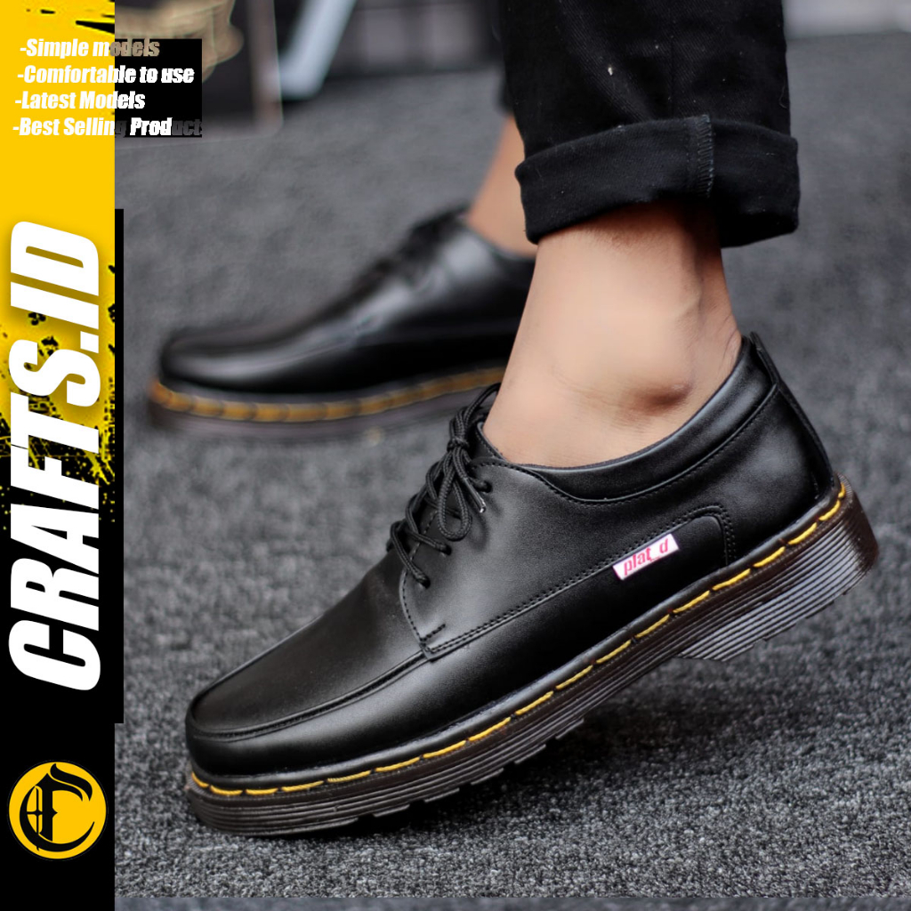 CRAFTS souma - Sepatu Boots Docmart Pantofel Formal Kerja Pria