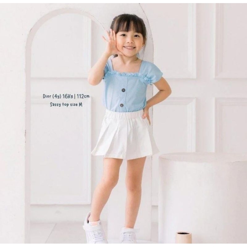 SASSY TOP COTTON RUFFLE