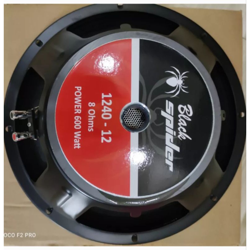 speaker black spider 1240 original
