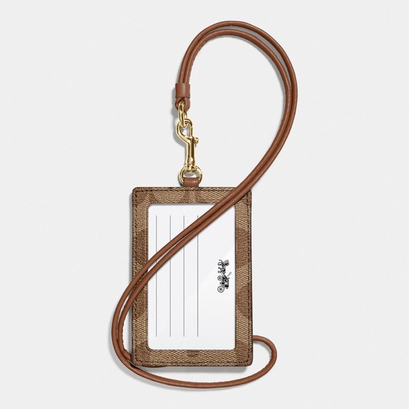 Coach ID Lanyard Collection Card Holder (F 63274)