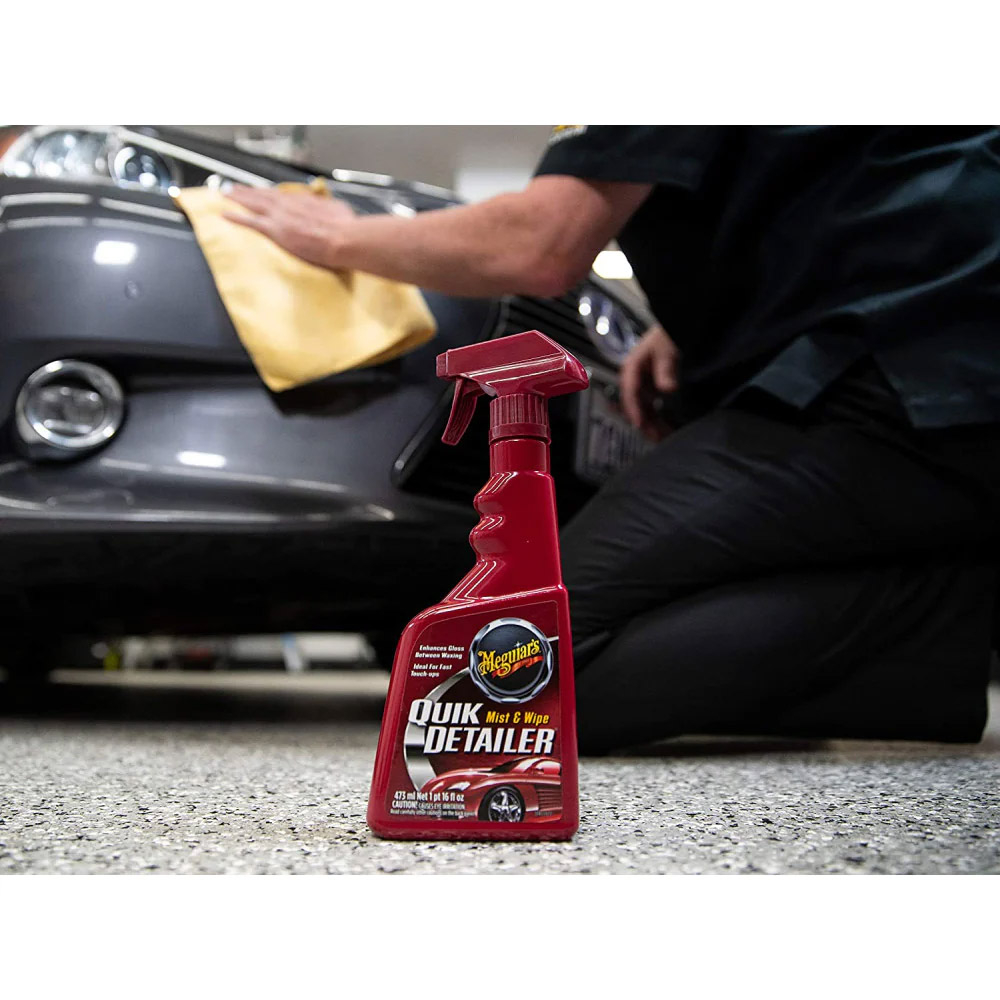 MEGUIARS Quik Detailer Mist Wipe Perawatan Harian Pelicin Clay Lube 16Oz A3316