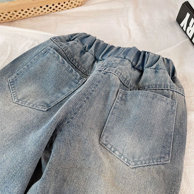 celana anak lakilaki usia 6 bulan - 5 tahun import keren model denim polos keren / celana panjang baby