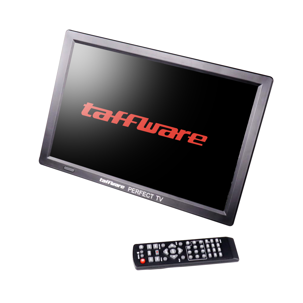 Taffware Portable HD TV Monitor 14 Inch DVB-T2 + Analog - D14 - Black