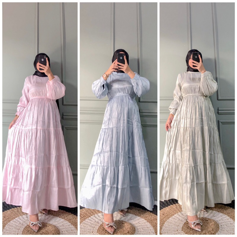 SHIMMER DRESS / Gamis shimmer import