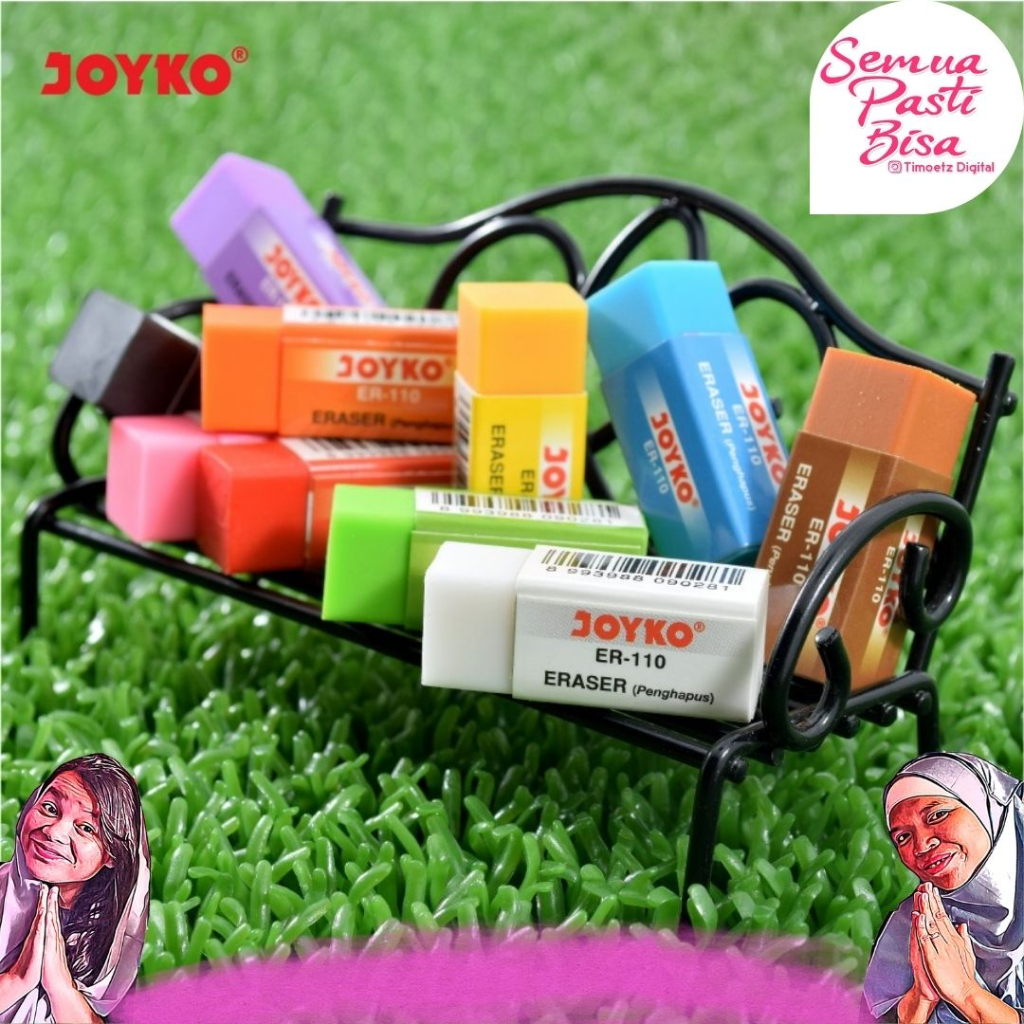 

Penghapus Pensil Joyko ER 110 - Stip Pensil Joyko - Eraser Joyko Warna