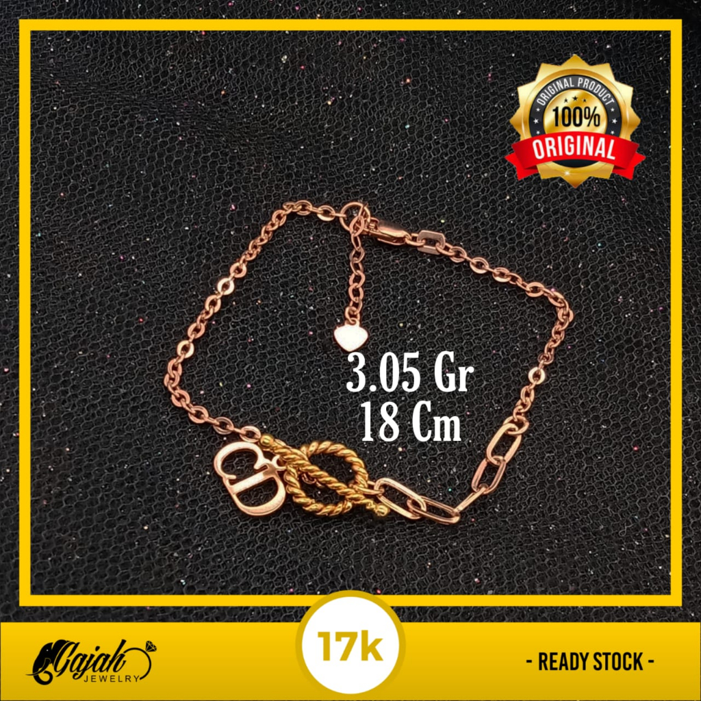 Gelang Emas 17K - 3.05 Gr Kadar 750 - 5370