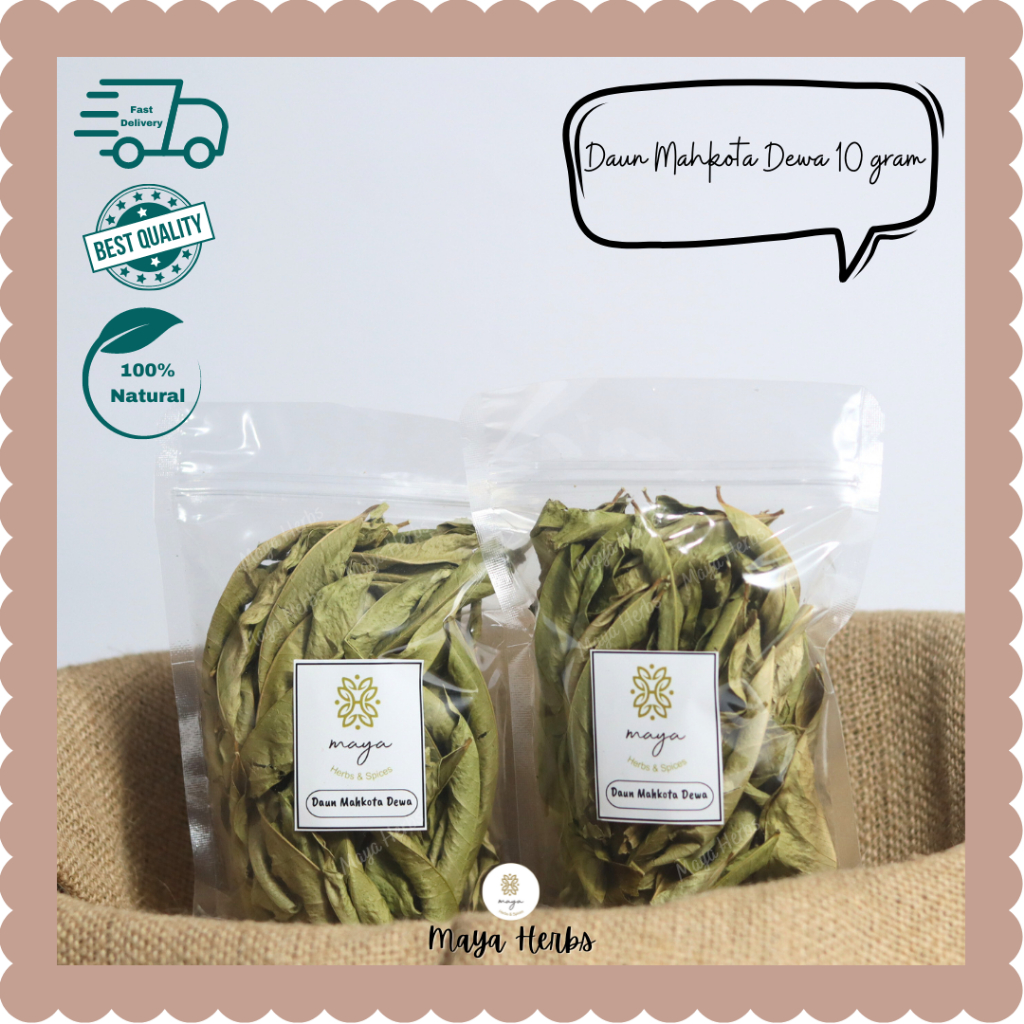 Daun Mahkota Dewa Kering 10 gram ( Simalakama / Phaleria Macrocarpa )