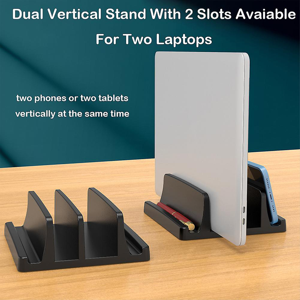 Stand Bracket Laptop MacBook Vertical Holder - BP-02 - Black