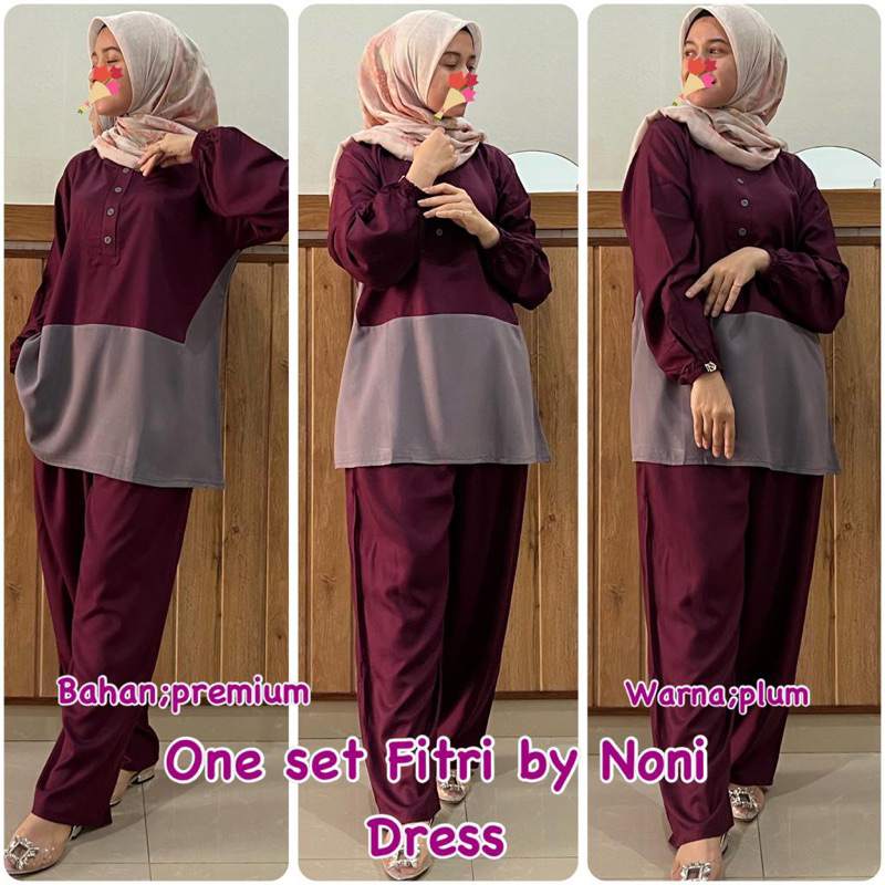 Daster Arab Noni FITRI Baju Setelan Rayon Twill Premium