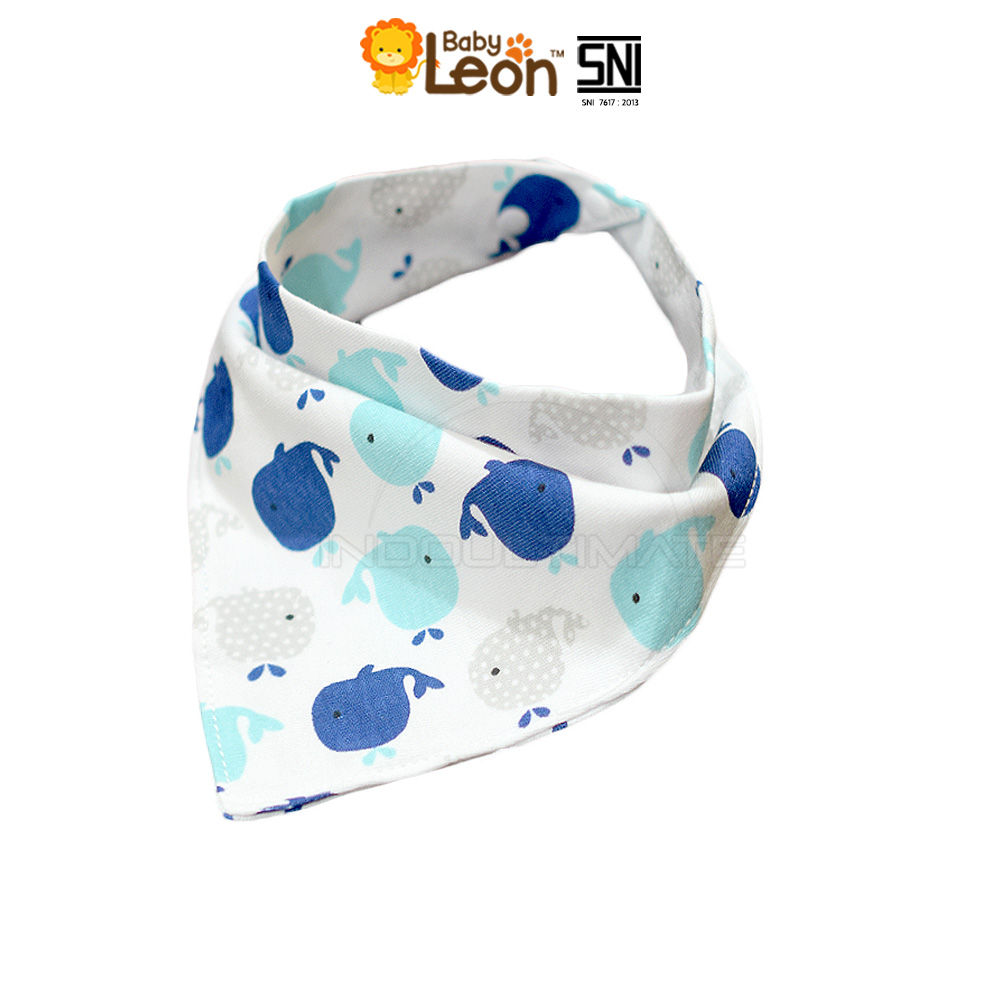 BABY LEON Slabber Bayi Double Layer Slabber Best Baby Bayi Bib Tatakan Air Liur Tatakan Makan Motif Boy dan Girl Best Baby Slaber Kain Baby Celemek Makan Bayi Slabber Cotton Scraft Makan Liur Bayi Lembut BY-65-ST