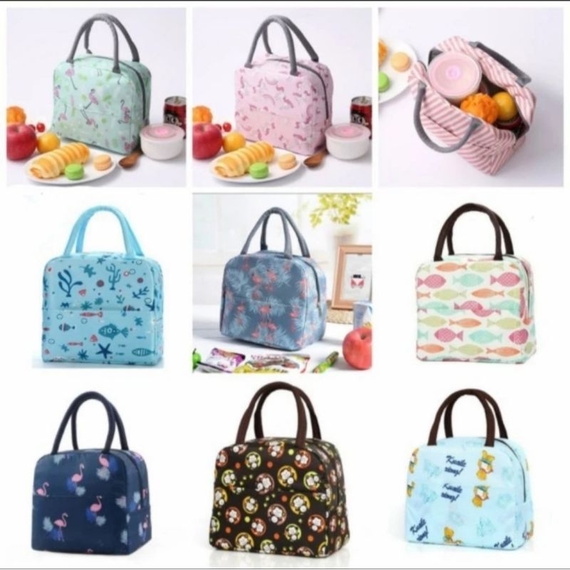 Korean Insulated Lunch Bag Cooler/ Tas Bekal / Tas Makanan