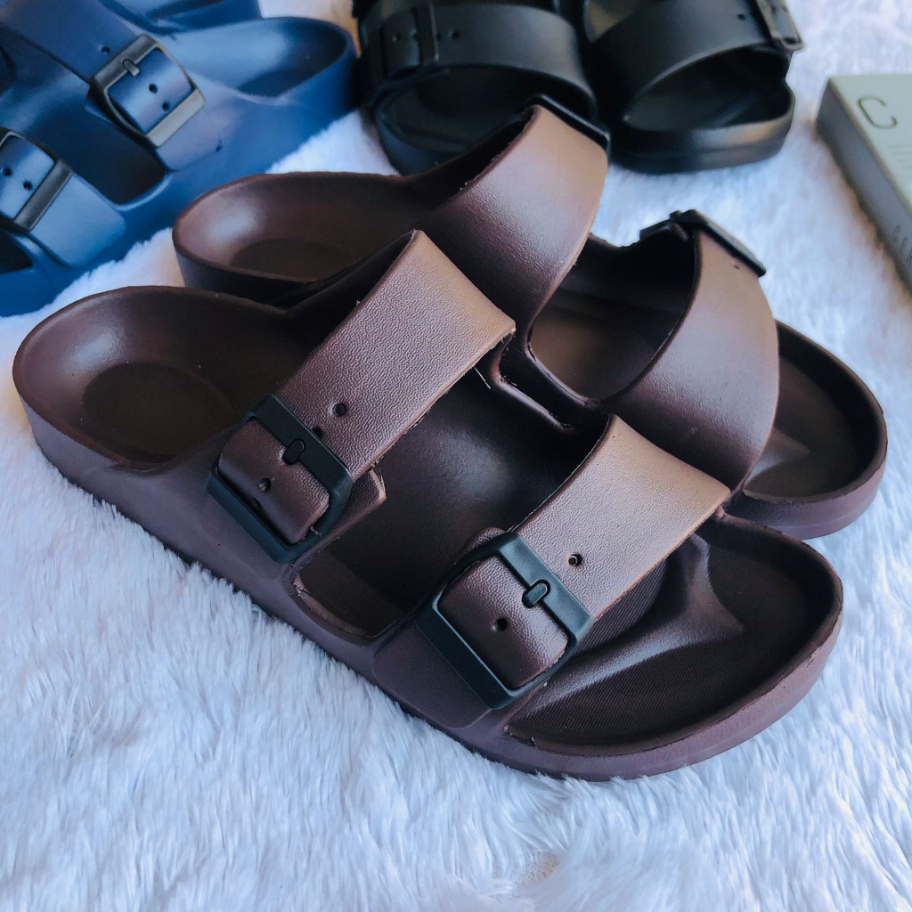Sandal Pria Strap Aneka Warna Keren Sendal Pria Slop Gesper No Box