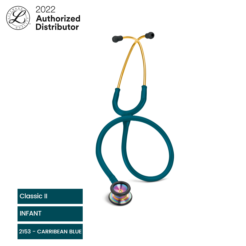 3M Littmann Classic II Stethoscope / Stetoskop Infant Anak - CARIBBEAN BLUE, RAINBOW, SUNYELLOW H - 2153