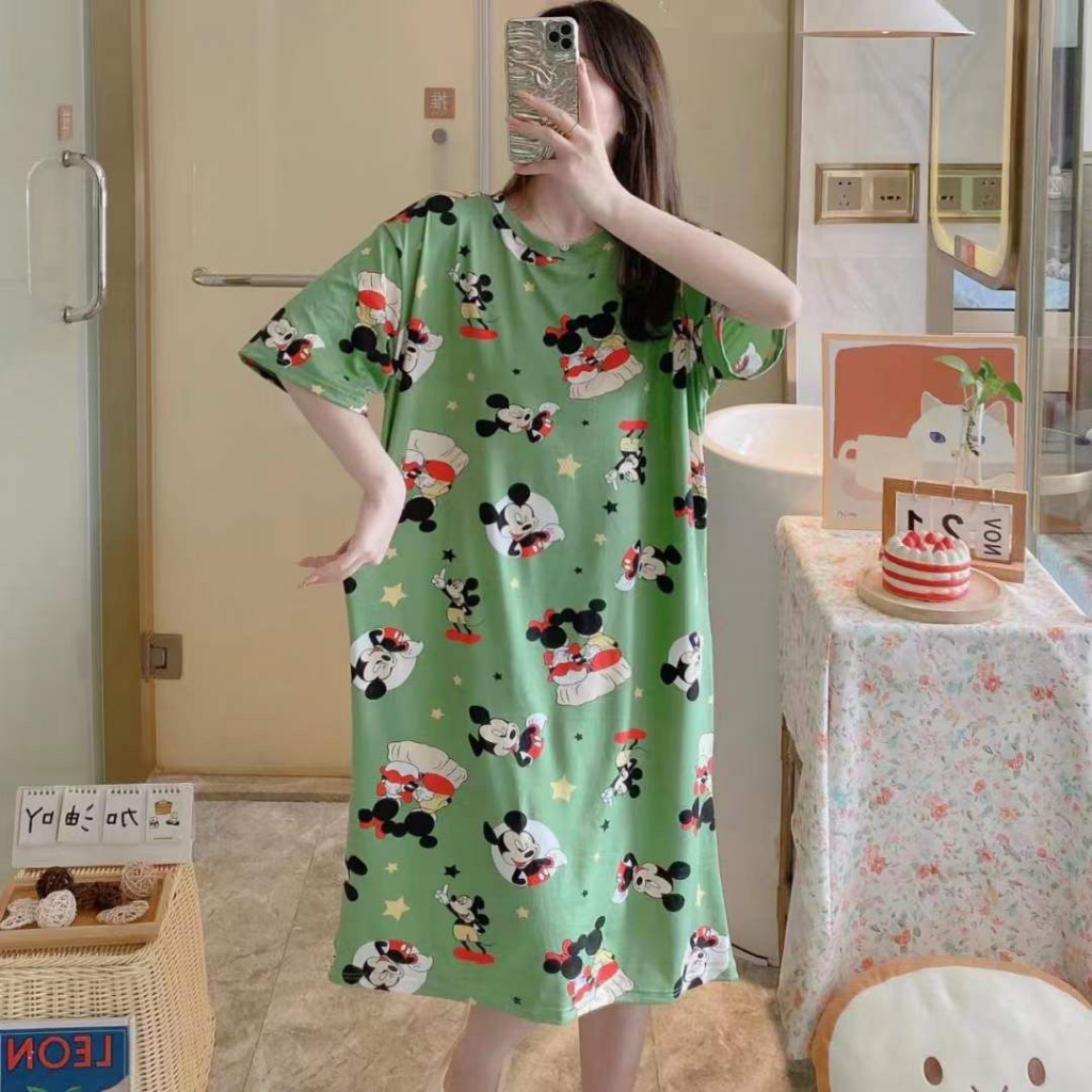 KAWAI BAJU TIDUR DASTER DRESS JUMBO LD 120 OVERSIZED IMPORT