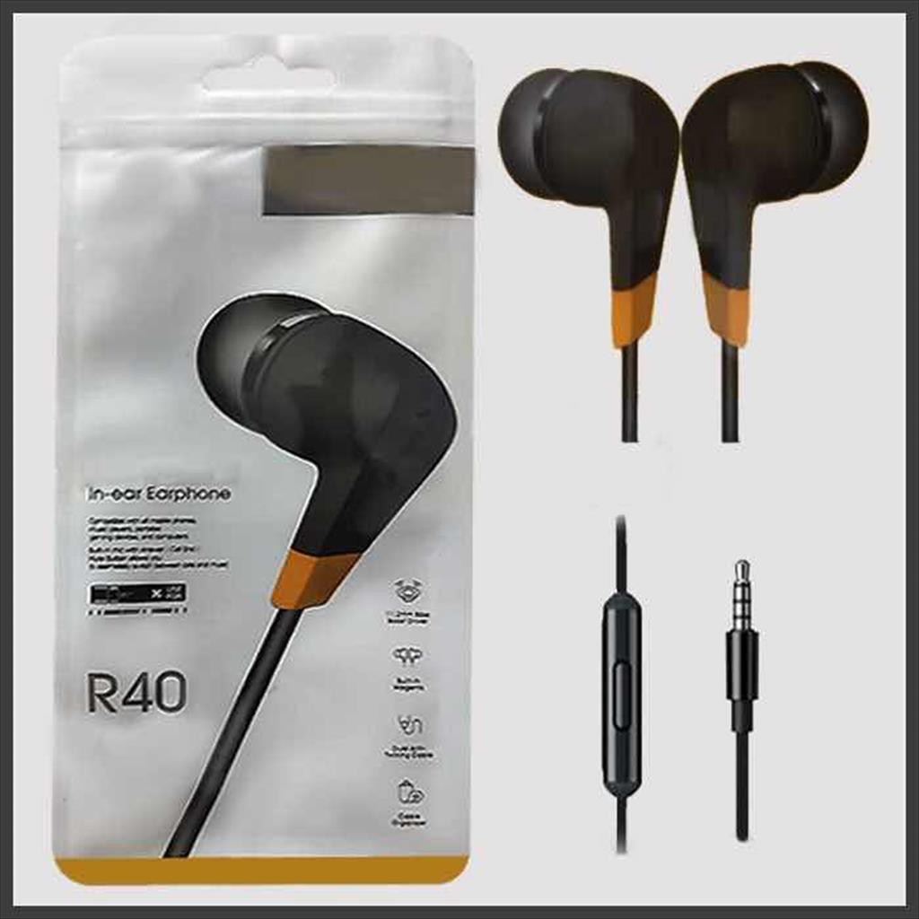 HEADSET RLM BUDS R40 HANDSFREE REALME 3.5MM HEADSET BUDS R40 - BC