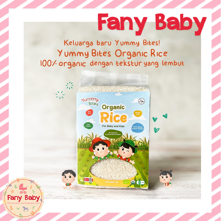 YUMMY BITES ORGANIC RICE FOR BABY &amp; KIDS 1000G