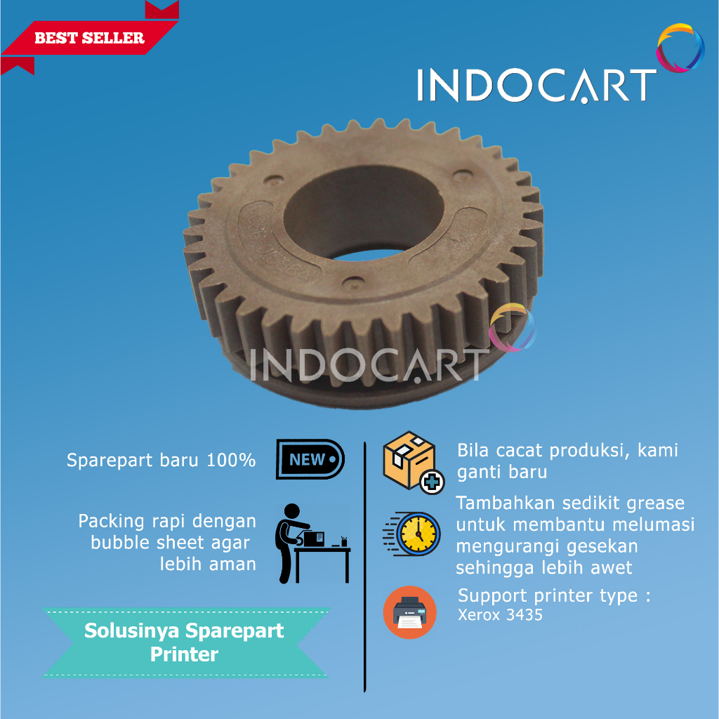 Gear 37T Fuser Roller-Xerox 3435
