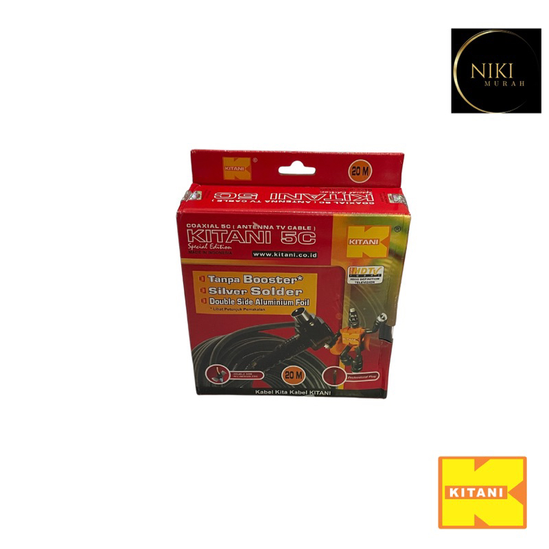 Kabel Antena TV Digital Kitani 5C 20Meter