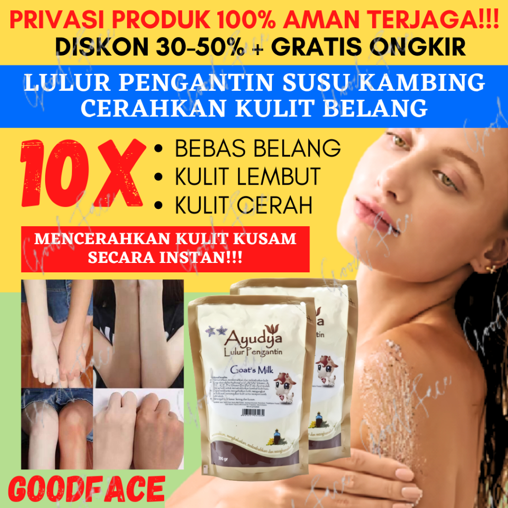 Ayudya Lulur Pengantin Goat's Milk 300 refill