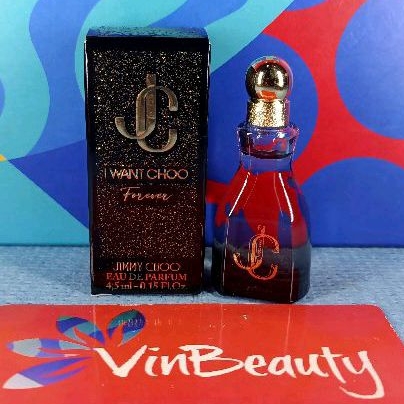 Miniatur Parfum OriginaL Jim my Choo I Want Choo Forever EDP 4.5 ml For Women Murah