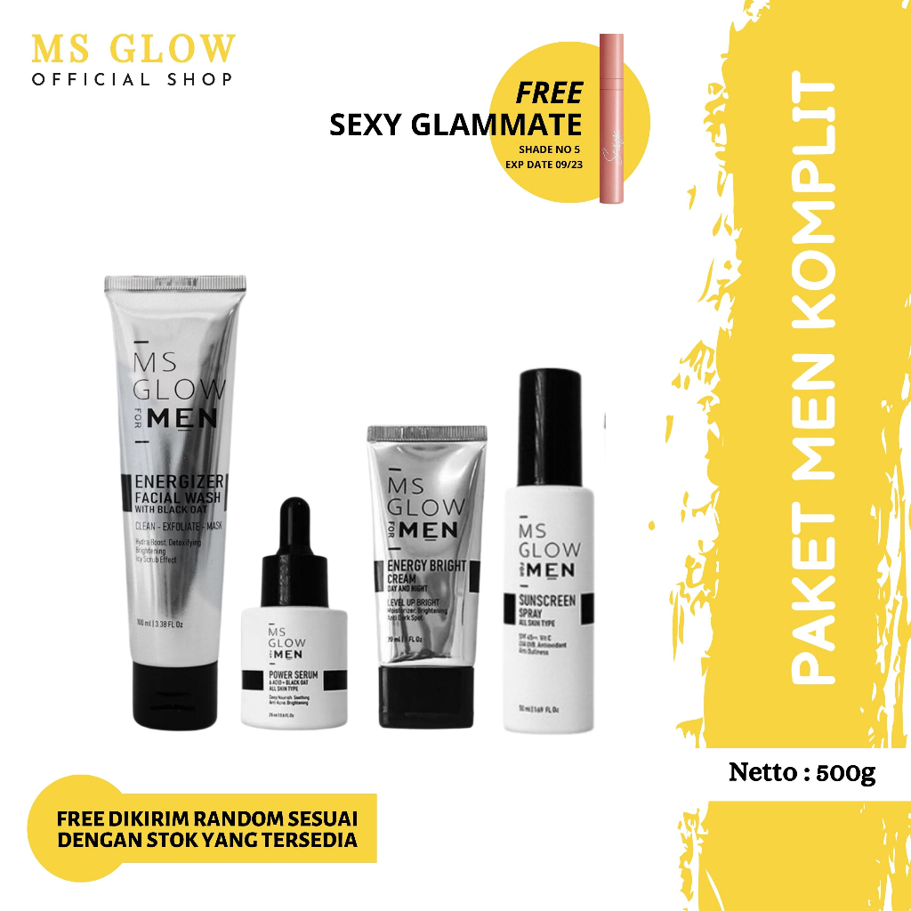 MS Glow For Men Komplit - 4 item