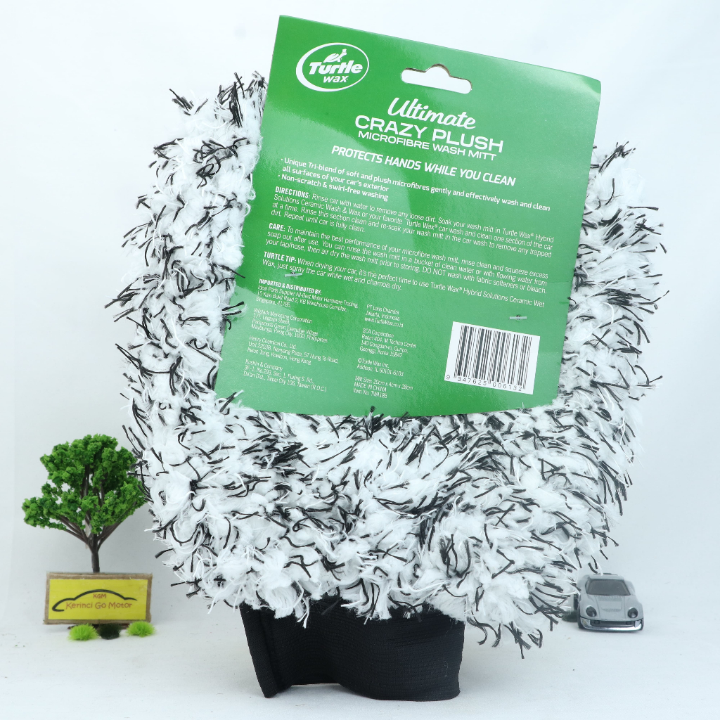 TURTLE WAX ULTIMATE CRAZY PLUSH MICROFIBER WASH MITT SARUNG TANGAN CUCI