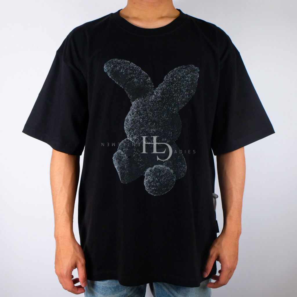 ADLV Fuzzy Rabbit Tee Black